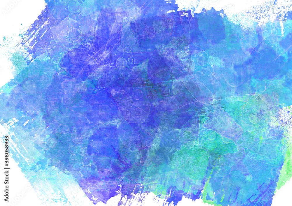 Watercolor fantastic and grungy background Watercolor fantastic and grungy background