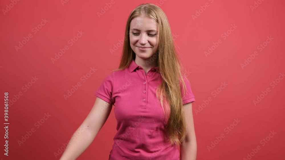 Young woman who refuses a muffin showing that she has an apple and chooses a healthy lifestyle. Young woman who refuses a muffin showing that she has an apple and chooses a healthy lifestyle.