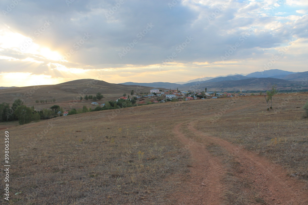 Fototapeta premium landscape of the mountains