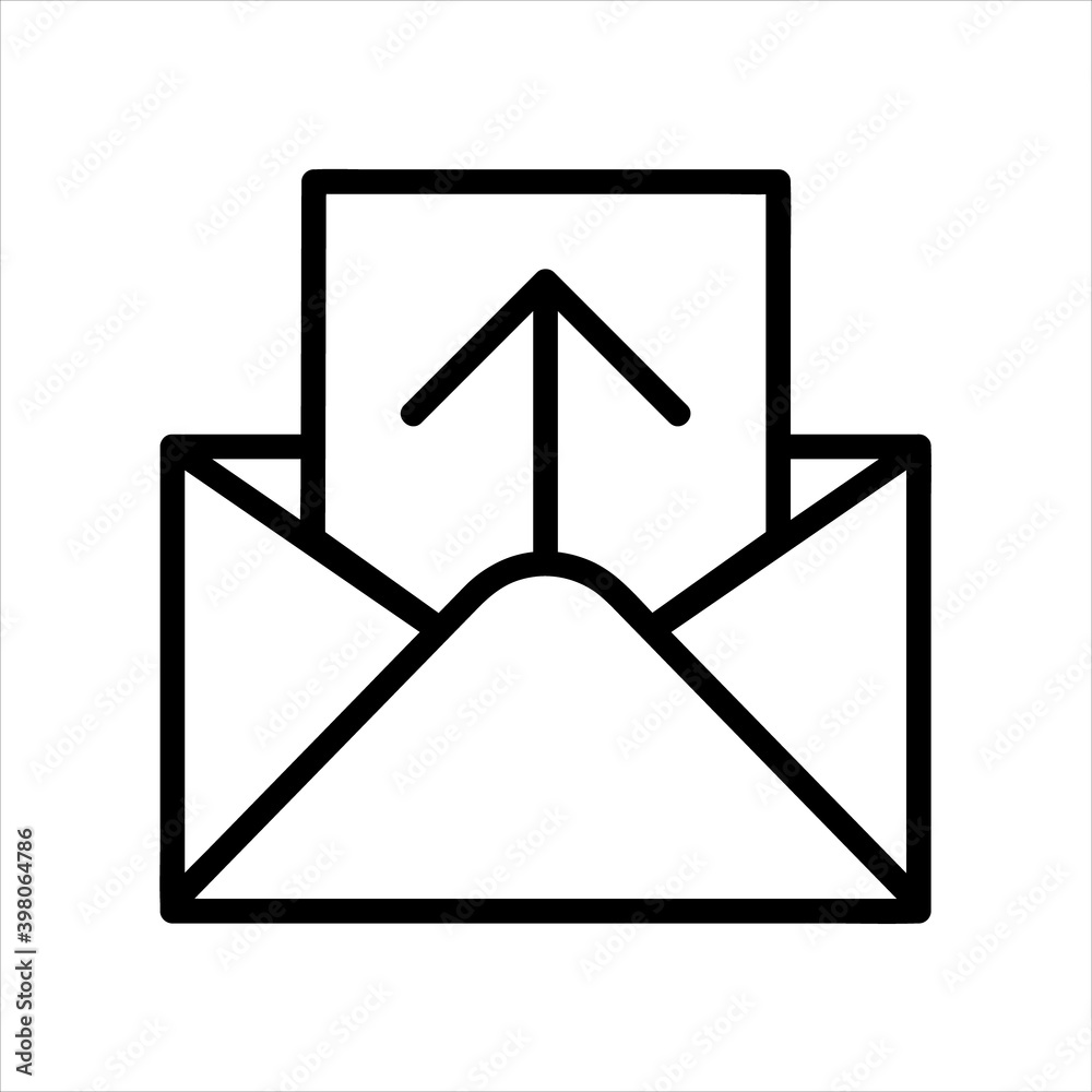 mail icons isolated. Email vector stock symbol eps10 on white background mail icons isolated. Email vector stock symbol eps10 on white background