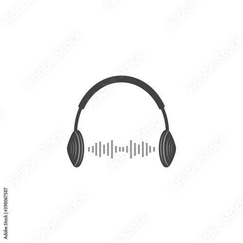 Podcast Vector icon design illustration Template