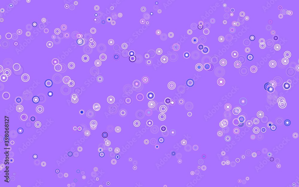 Light Purple, Pink vector pattern with spheres. Light Purple, Pink vector pattern with spheres.