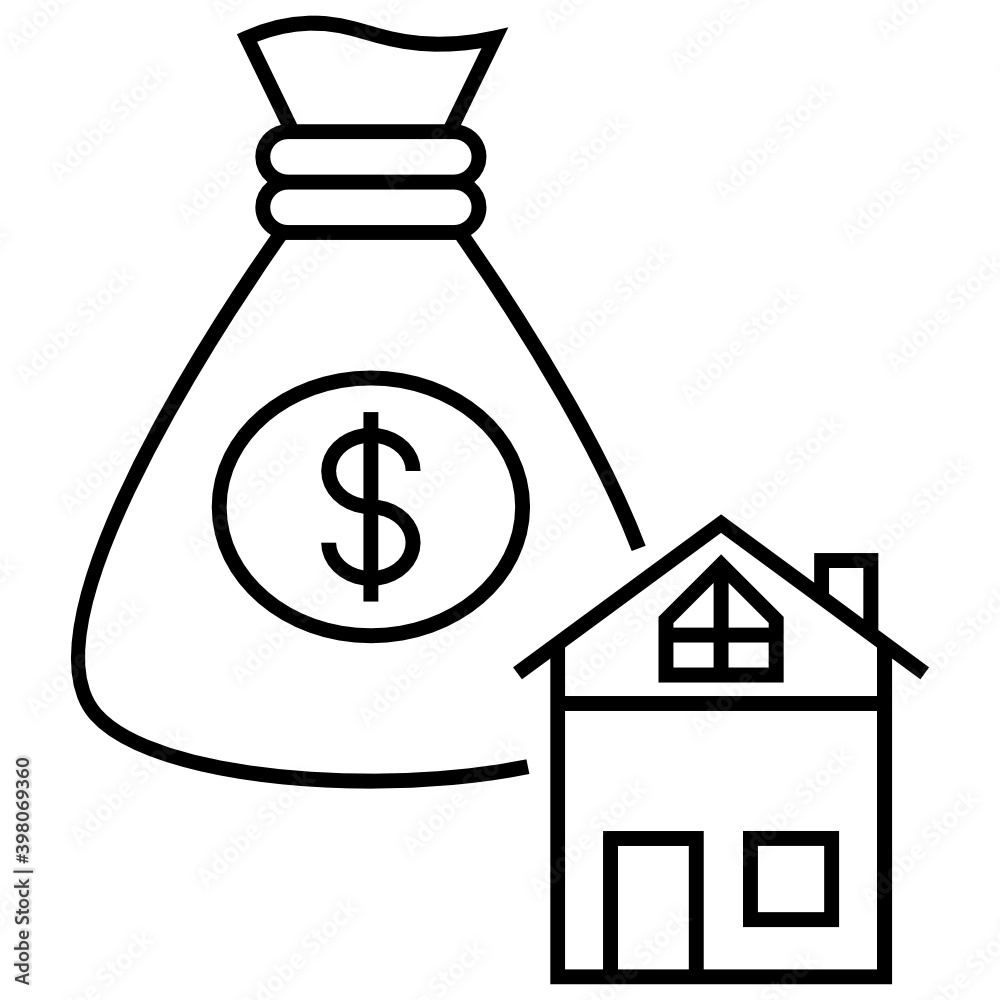 Mortgage Vector Icon Design, Financier and investors Symbol on White Background, Business Capitalism and Finance Sign, Property Investment Concept, Mortgage Vector Icon Design, Financier and investors Symbol on White Background, Business Capitalism and Finance Sign, Property Investment Concept,