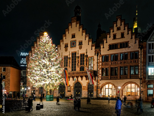 Weihnachtsdekoration Römerberg Frankfurt am Main