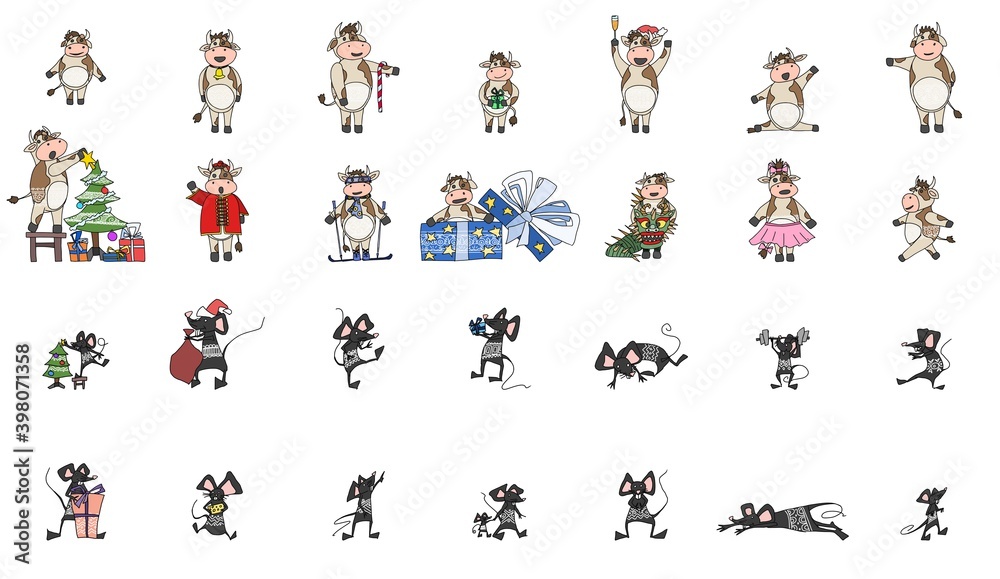 cows bulls and mice with rats in character picture cows bulls and mice with rats in character picture