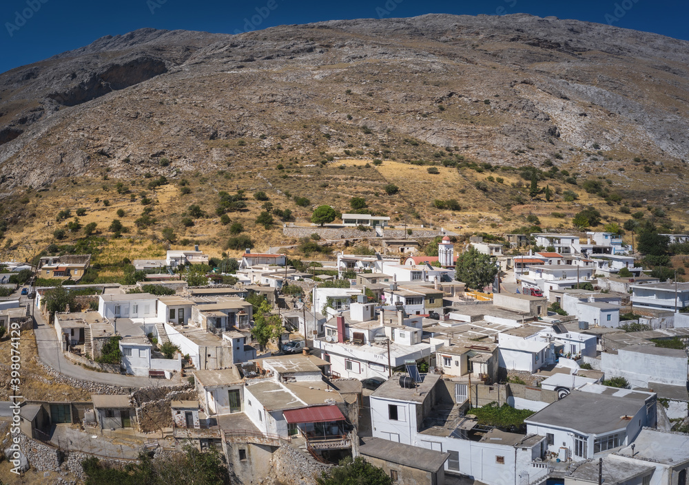 Kria Vrisi on Crete, traditional village