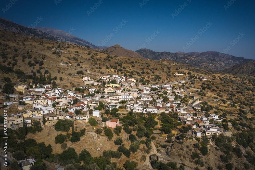 Platanos village on Crete, Greece