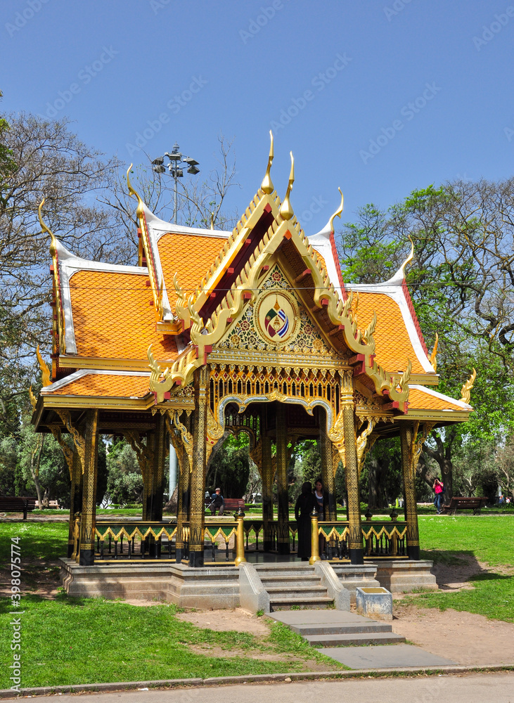 Naklejka premium Sala Thai Pagoda, Belem, Lisbon, Portugal