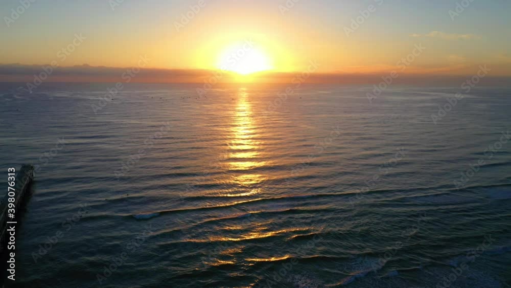 Dramatic sunrise,Gold coast Australia, Spectacular panorama Dramatic sunrise,Gold coast Australia, Spectacular panorama