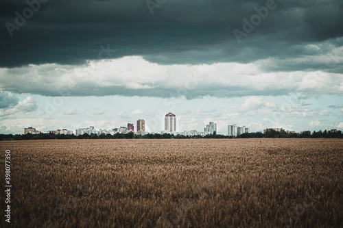 Landschaftsfotografie kurz vor einem Gewitter