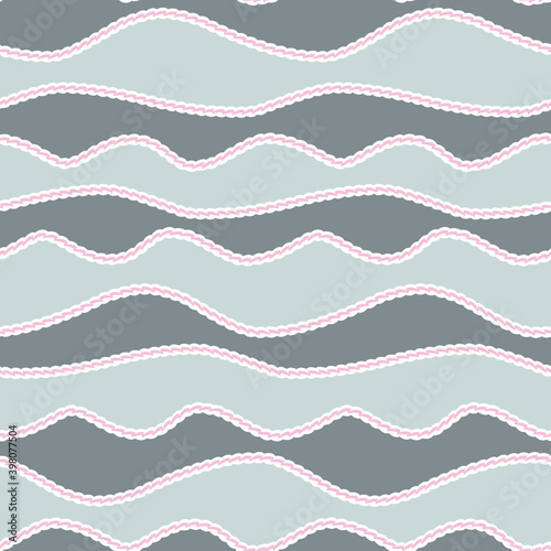 Waves Seamless Pattern.