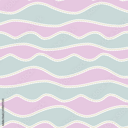 Waves Seamless Pattern.