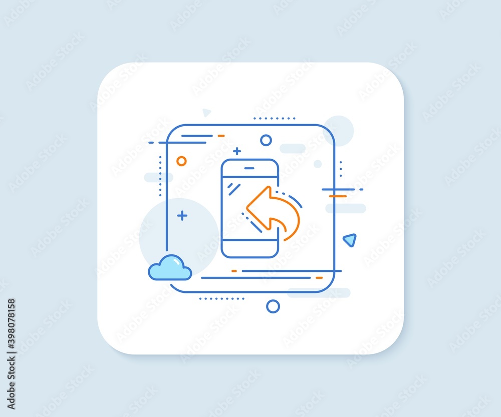 Call center service line icon. Abstract square vector button. Incoming phone call sign. Feedback symbol. Incoming call line icon. Quality concept badge. Vector Call center service line icon. Abstract square vector button. Incoming phone call sign. Feedback symbol. Incoming call line icon. Quality concept badge. Vector