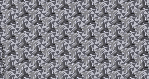 repetitive abstract geometric monochrome pattern-6m2b of the polygon -6m2