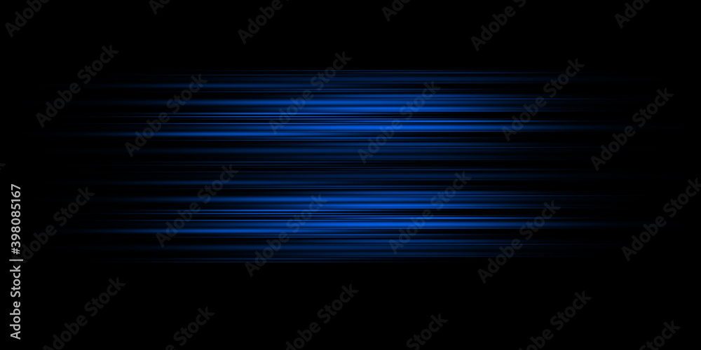 Abstract blue light trails in the dark, motion blur effect
Abstract blue light trails in the dark, motion blur effect