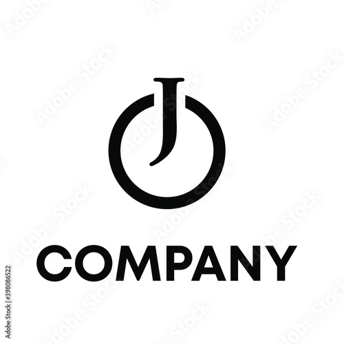 j logo vector sign