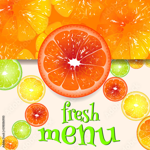 orange slices background