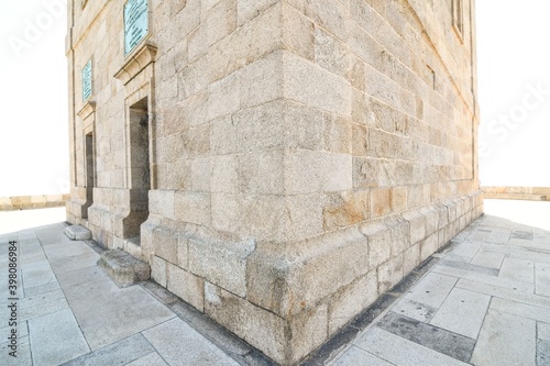 wall of an old building, photo as a background , in a coruna north spain, galicia, spain, europe , tower of hercules lighthouse