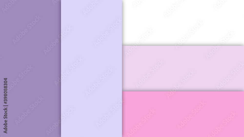 set of pink banners, abstract