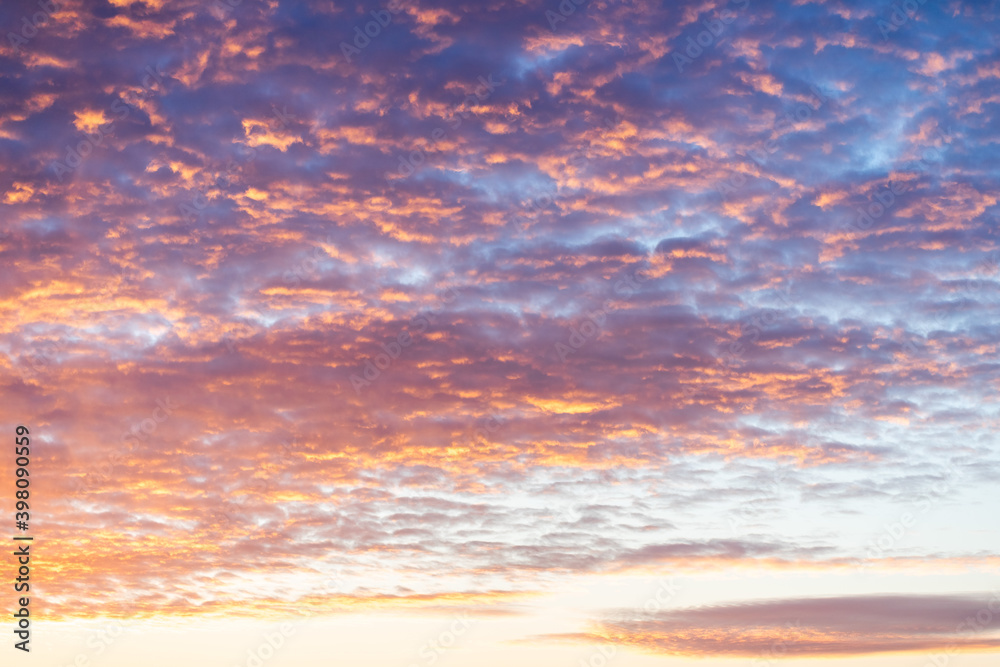 Fototapeta premium Sunrise, sunset purple red orange sky, beautiful sunrise, sunset. Sky Wallpaper, dawn sky Wallpaper