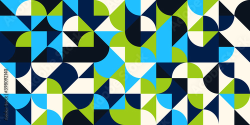 Circular Abstract Vector Pattern Design
