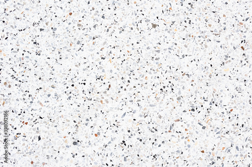 Terrazzo floor seamless pattern. Consist of marble, stone, concrete and polished smooth to produce textured surface. For decoration interior exterior, textured print on tile and abstract background.