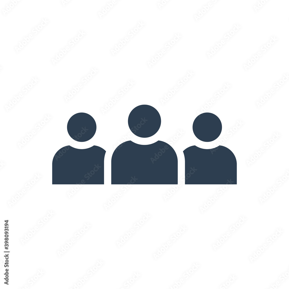 people community icon - team sign symbol people community icon - team sign symbol