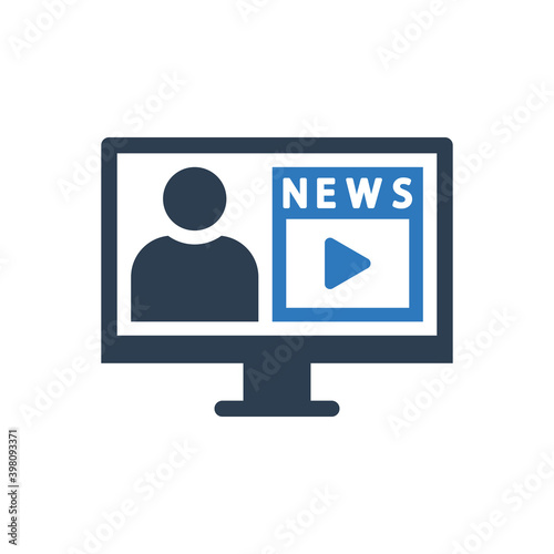 live news icon	
