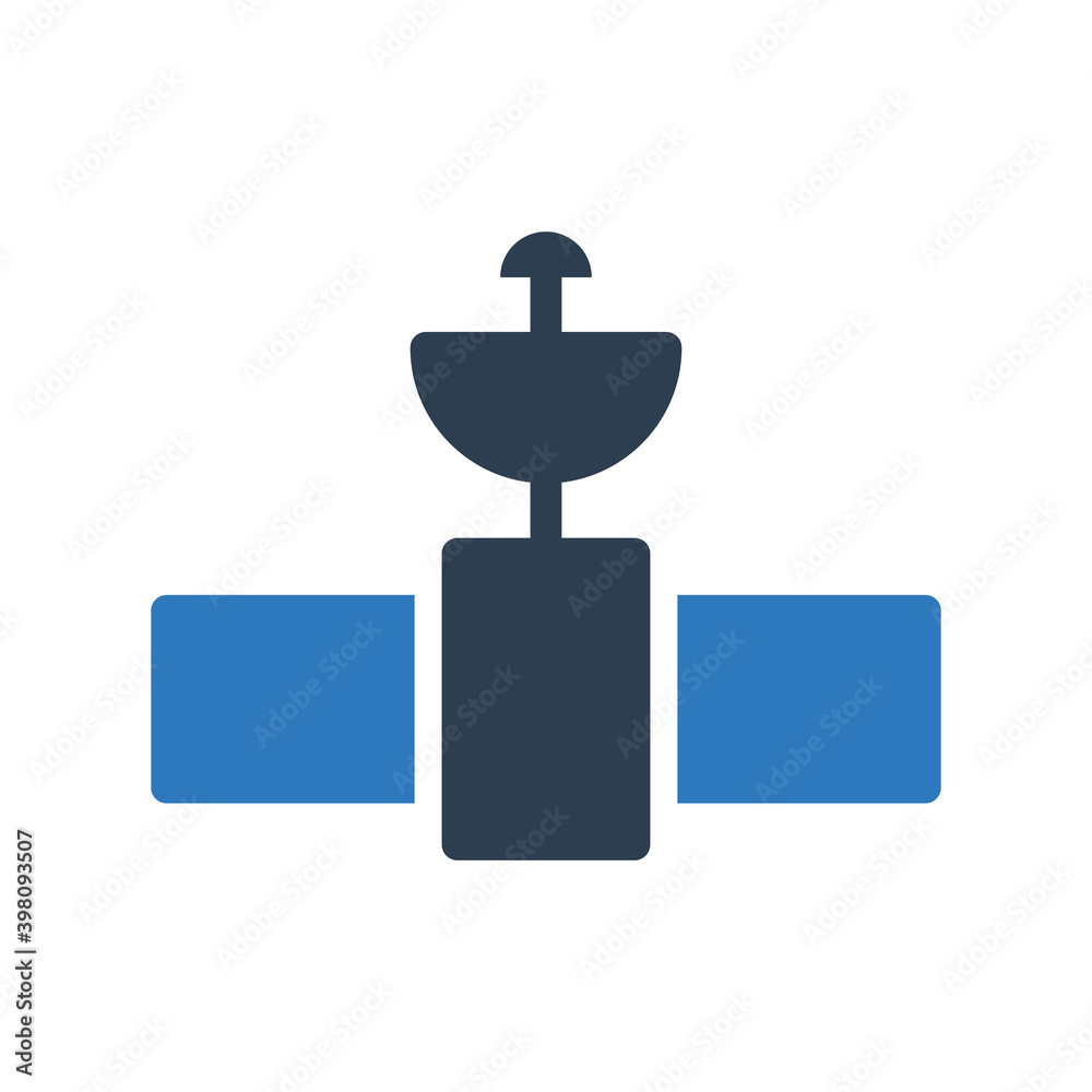 Obraz premium satellite antenna icon 