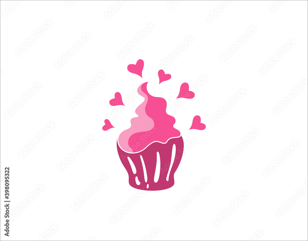 Cake Logo  Bakery Logo  Delicious Cake Logo