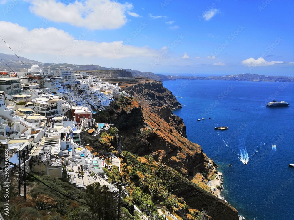 Beautiful views of Santorini Island, Greece