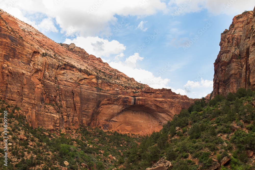 Rock formations at Zion National Park, Utah, USA Rock formations at Zion National Park, Utah, USA