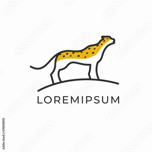 Leopard Vector Logo Design