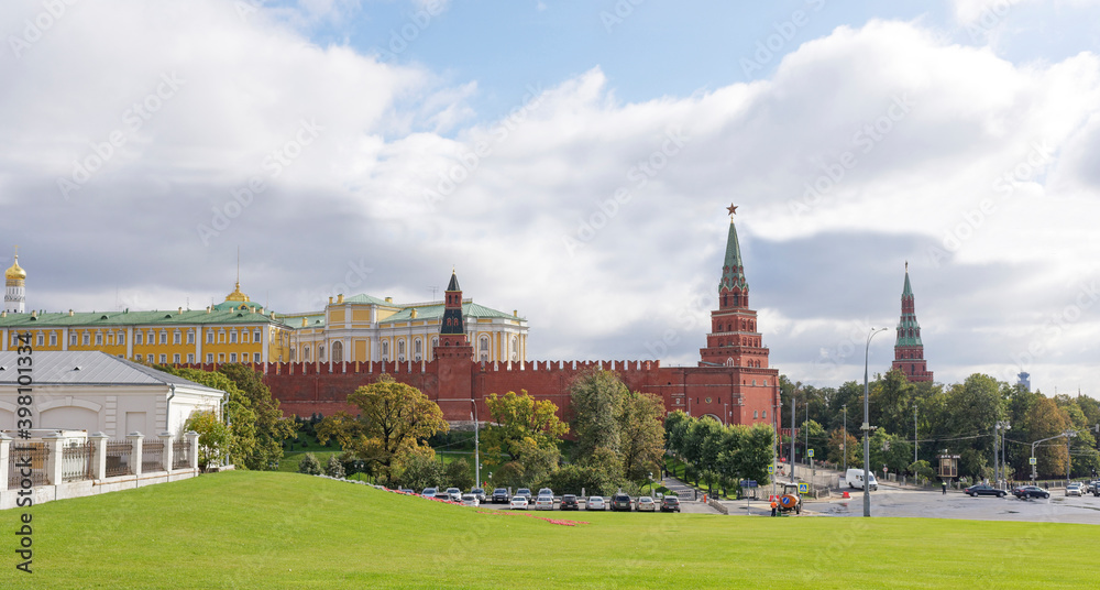 View of the Kremlin from the back side View of the Kremlin from the back side