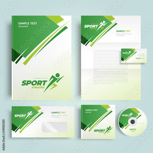 Sport Corporate identity design template
