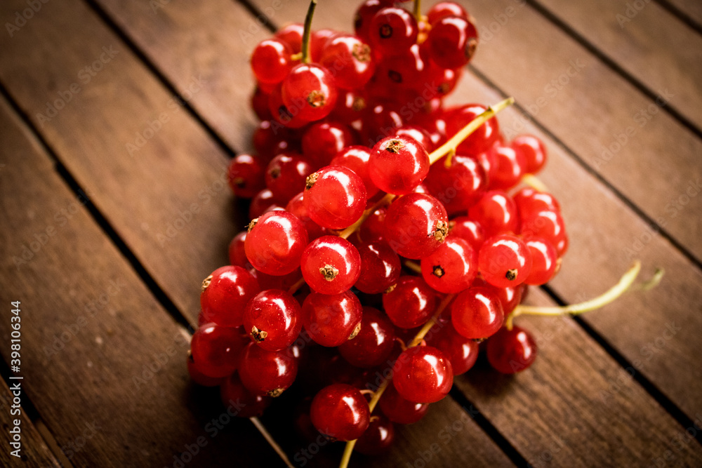 red ribes on wood table red ribes on wood table