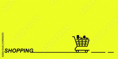 Editable Shopping Cart Icon. shopping concept vector, design templates and elements.

