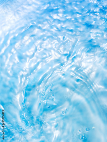 Painterly  tranquil  and meditative blue flowing water background