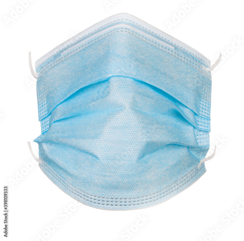 Doctor mask and corona virus protection isolated on a white background