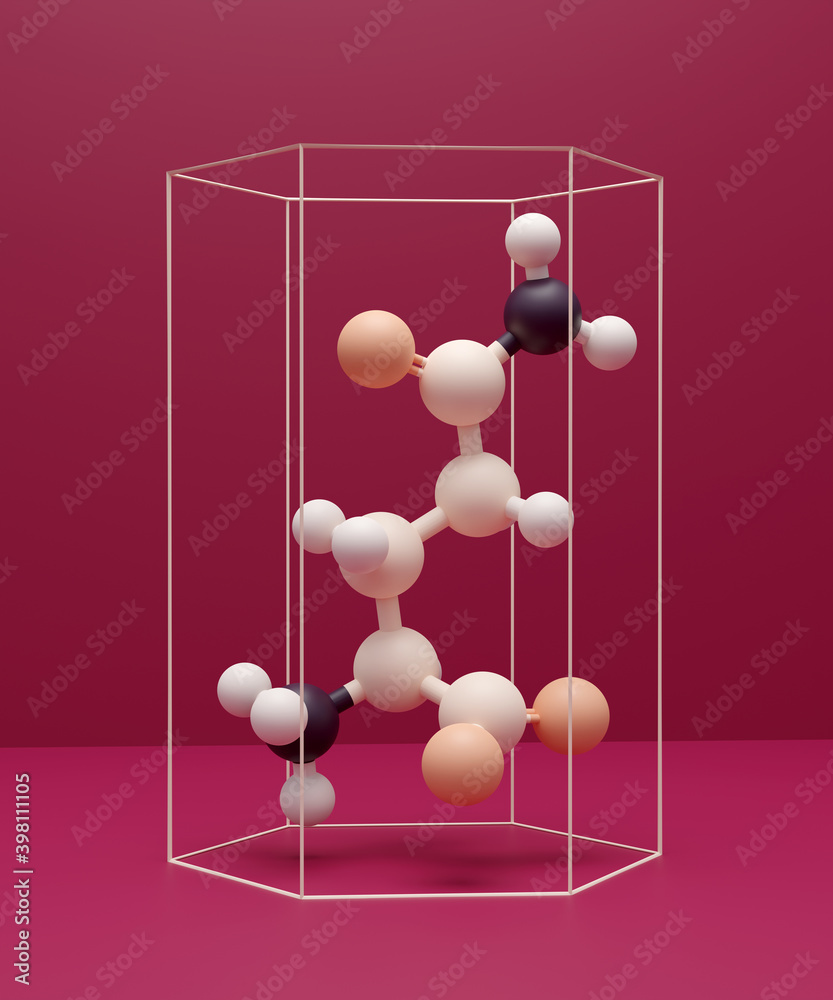 Glutamine (l-glutamine, Gln, Q) amino acid molecule. Glutamine (l-glutamine, Gln, Q) amino acid molecule.
