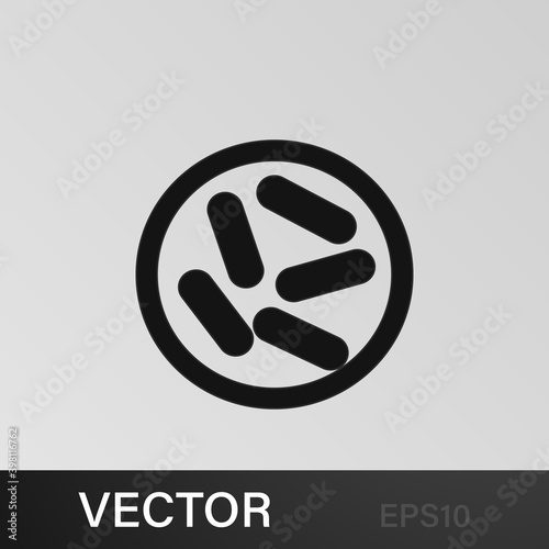 bacterium icon. Element of virus icon. Premium quality graphic design icon. Signs and symbols collection icon for websites, web design, mobile app