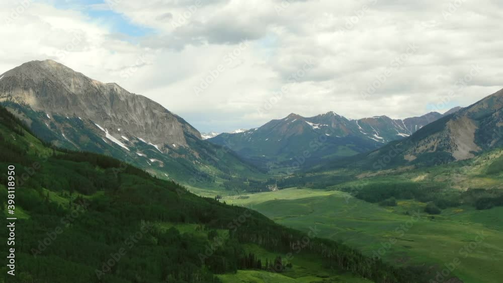 WS POV Scenic view of mountains WS POV Scenic view of mountains