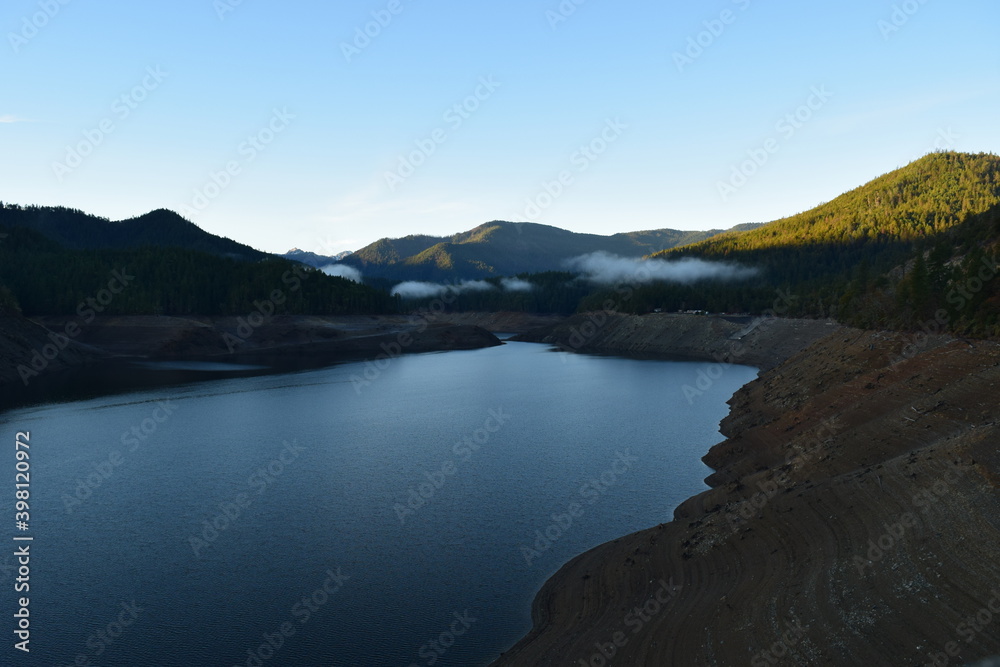 lake in the mountains