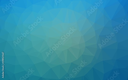 Light BLUE vector abstract polygonal texture. A completely new color illustration in a vague style. Completely new design for your business.