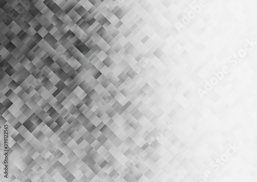 Light Silver, Gray vector backdrop with rectangles, squares. Glitter abstract illustration with rectangular shapes. Pattern can be used for websites.