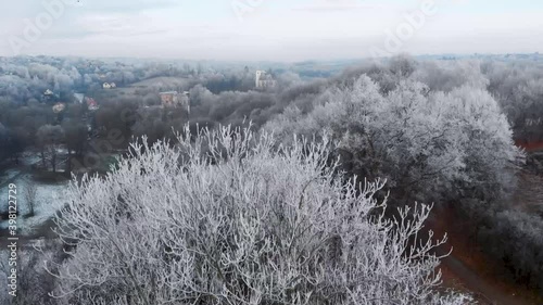 zamek korzkiew, korzkiew, jura, zima, szron
 photo