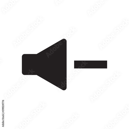 speaker volume minus icon