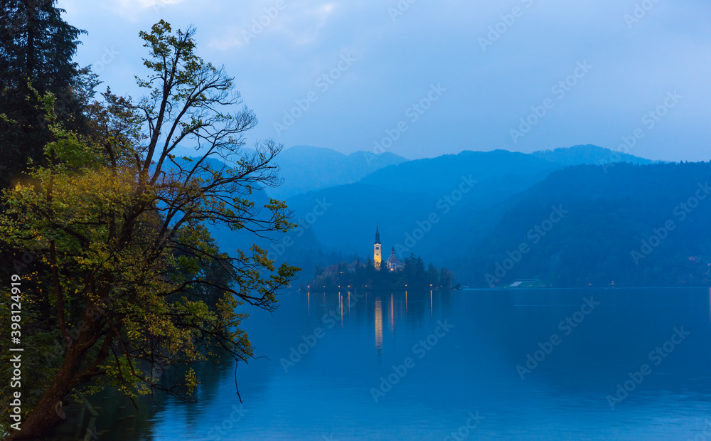 Obraz premium Lake Bled, Bled, Slovenia, Europe