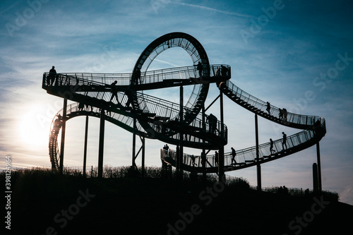 wheel at night