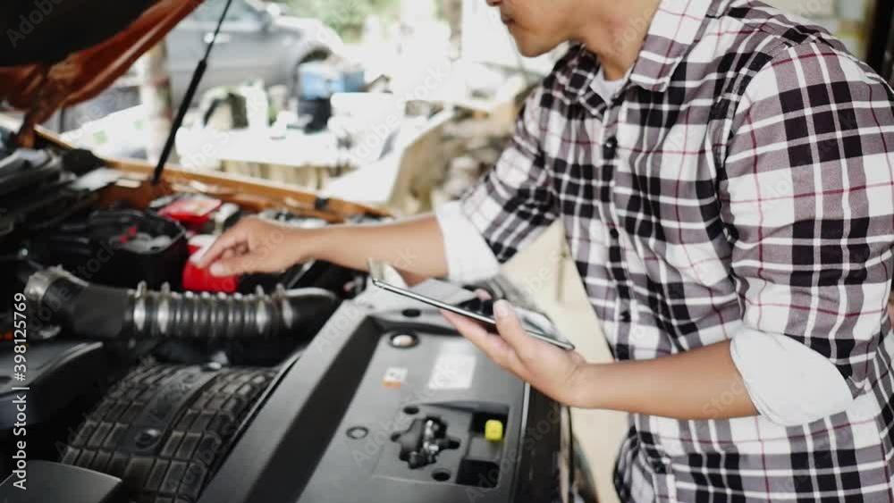 Maintenance service check car engine Maintenance service check car engine